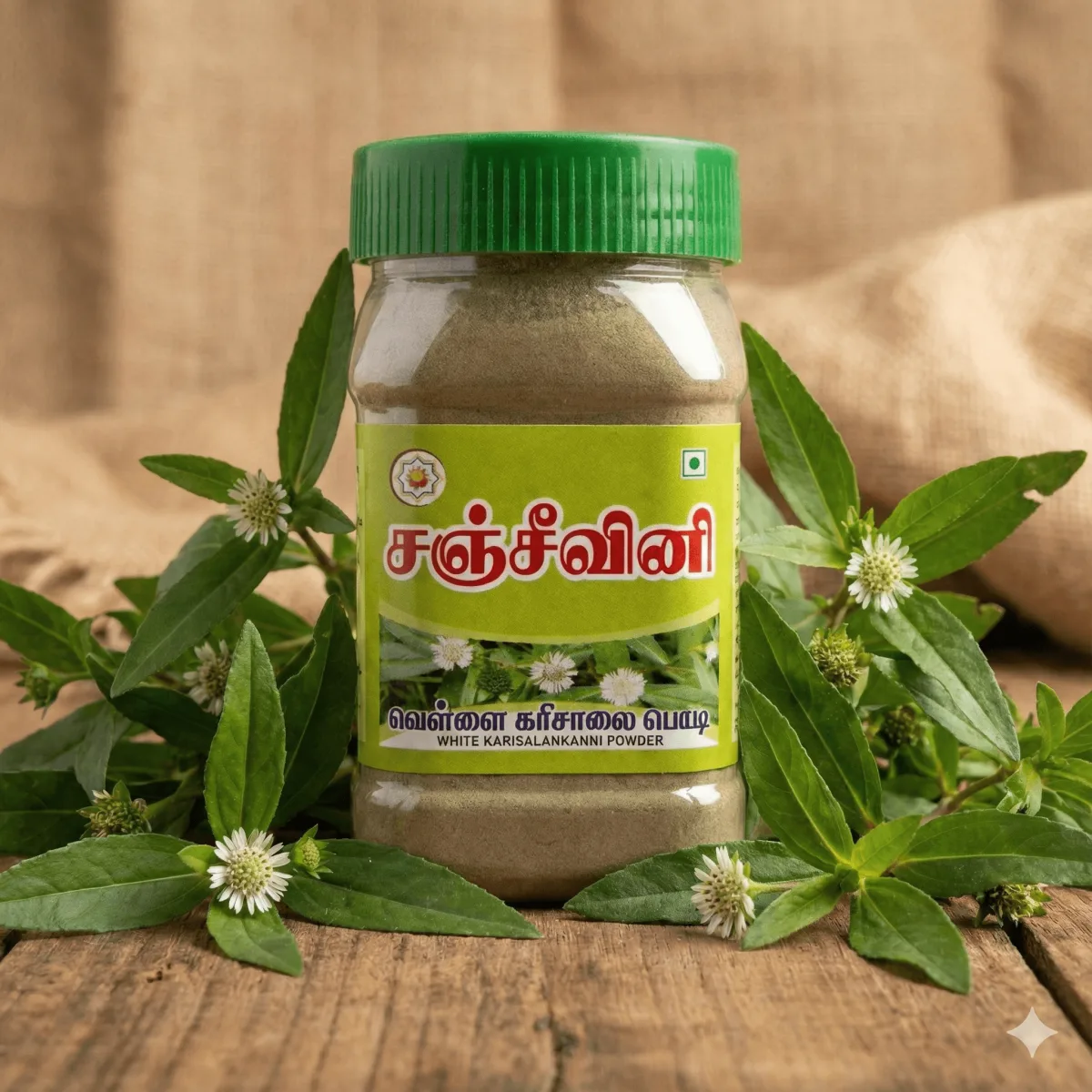 WHITE KARISALAI POWDER 100g | Natural Hair Growth & Scalp Care | Dandruff Control | Liver Support 